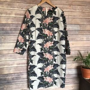 ASOS | tropical floral palm spring summer dress